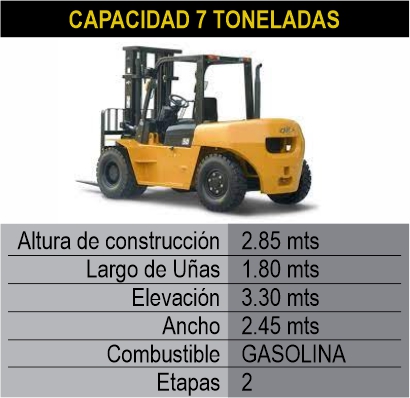 6 montacargas itagui