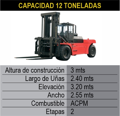 8 montacargas itagui